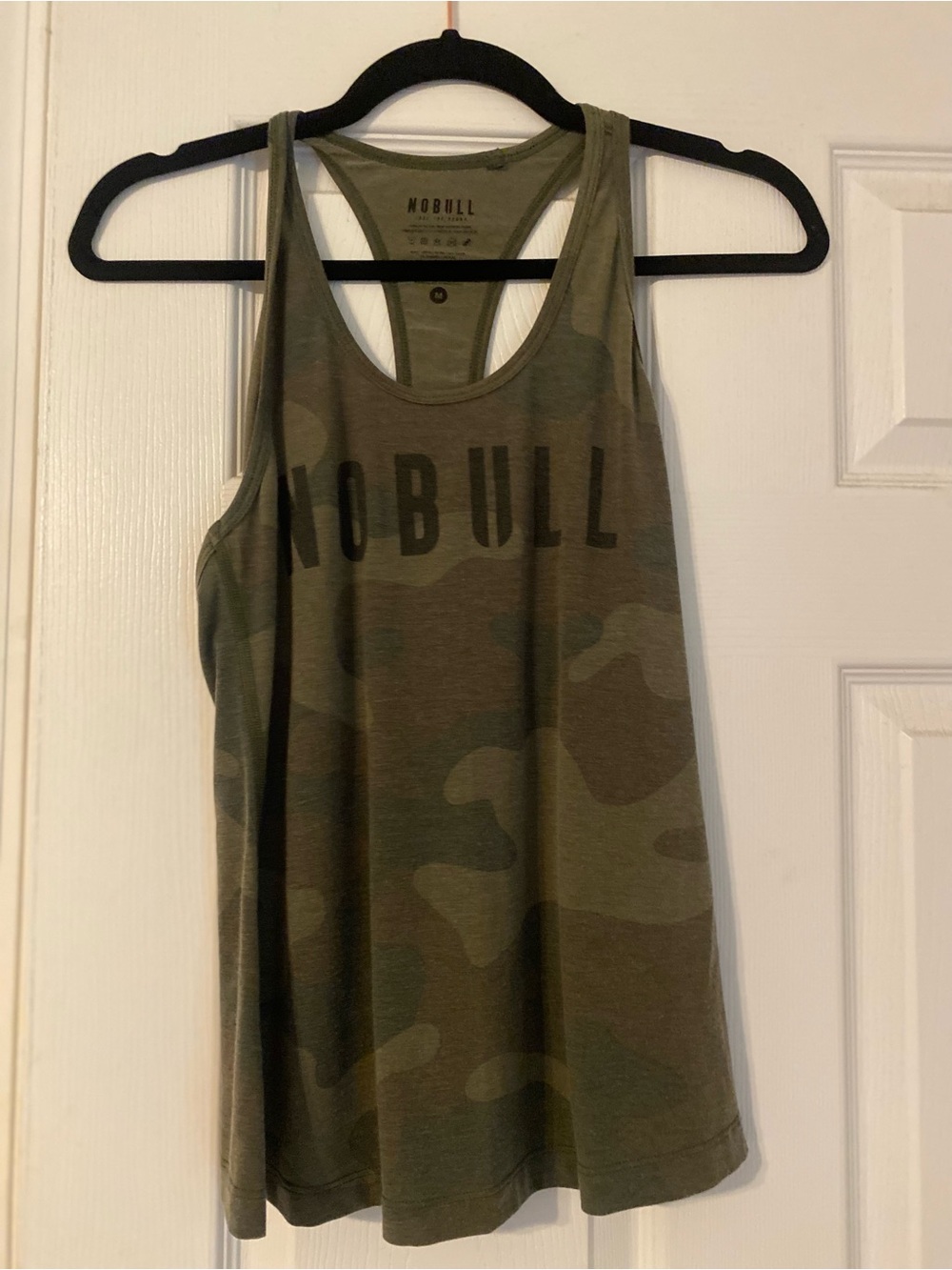 NOBULL Women's Camo Racerback Tank - Olive Camo